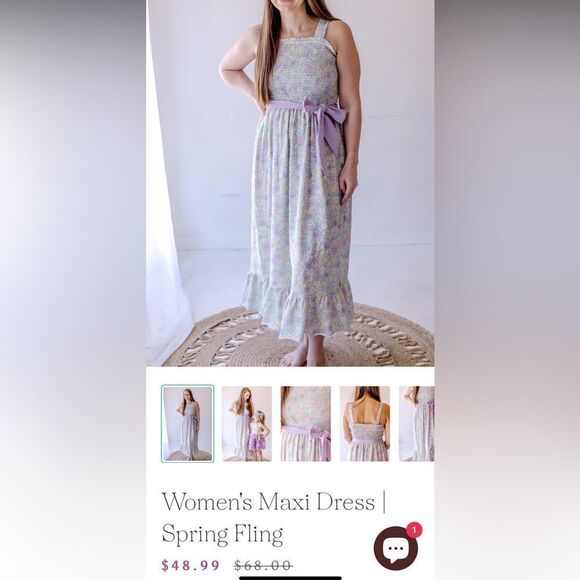 NWT-Matilda Jane  floral maxi dress - Picture 12 of 12